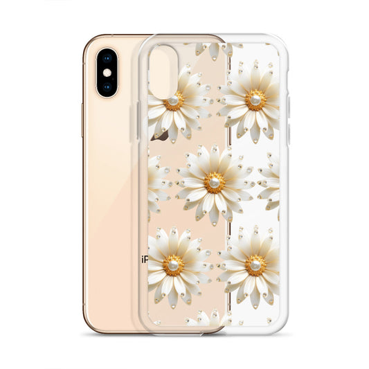 Bling Daisy Clear Case for iPhone®