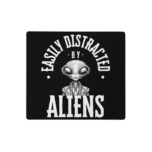 Distracted by Aliens Mouse Pad