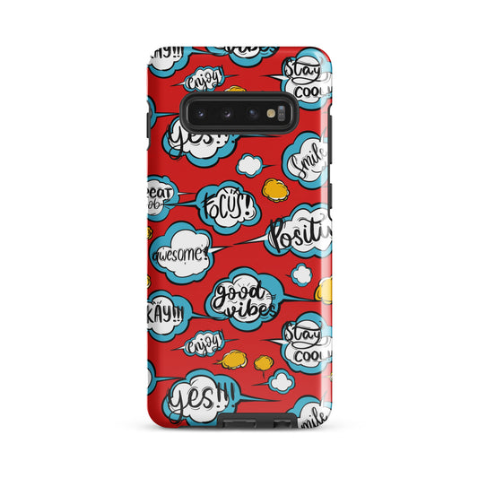 Action Bubbles - Red Tough Case for Samsung®