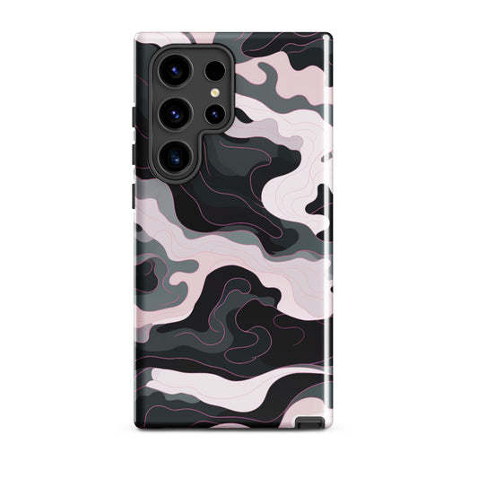 Camouflage Pink Tone Glossy Tough Case for Samsung®