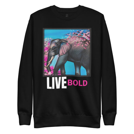 "Live Bold-12" Unisex Premium Sweatshirt